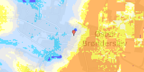 Ekstrem regn på Elmevej 56