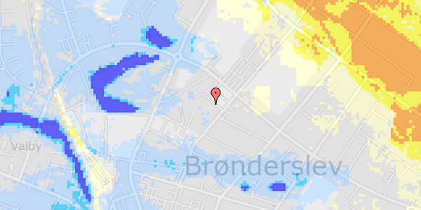 Ekstrem regn på Frederiksgade 27, 2. th