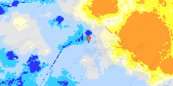 Ekstrem regn på Gl Hvilshøjvej 30