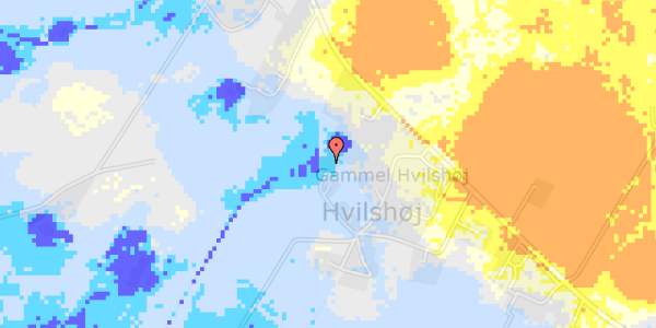 Ekstrem regn på Gl Hvilshøjvej 36