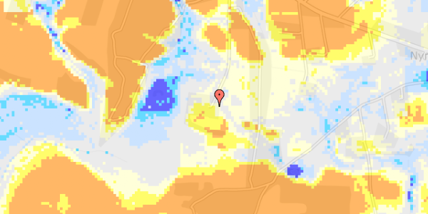 Ekstrem regn på Hallundvej 342