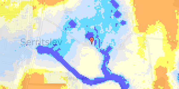 Ekstrem regn på Hjørringvej 480