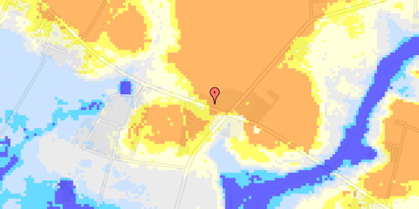 Ekstrem regn på Hvilshøjvej 319