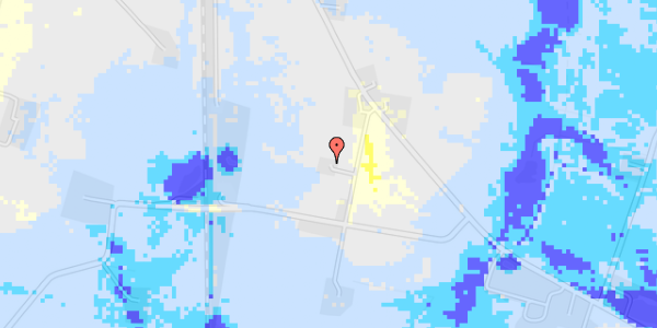 Ekstrem regn på Kroggårdsvej 24