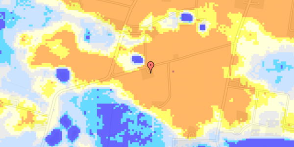 Ekstrem regn på Langthjemvej 14