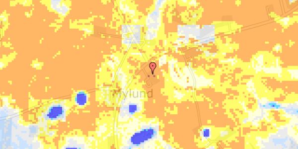 Ekstrem regn på Mylundvej 148