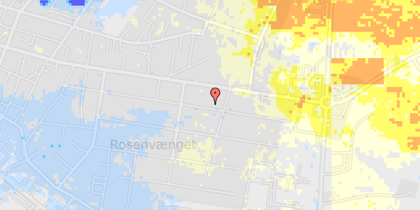 Ekstrem regn på Rosenvængets Alle 47