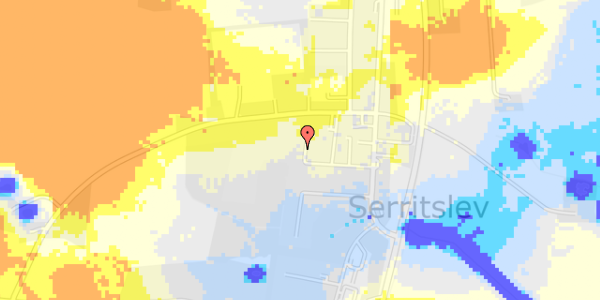 Ekstrem regn på Slåenvej 17