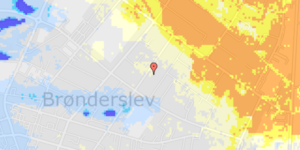 Ekstrem regn på Smalbyvej 54