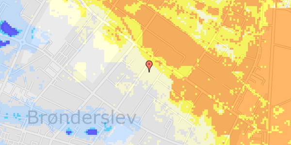 Ekstrem regn på Smalbyvej 68