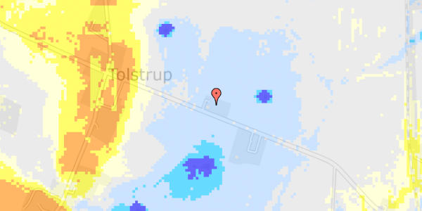 Ekstrem regn på Tolstrupvej 280