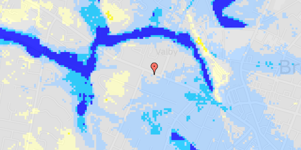 Ekstrem regn på Vestergade 97