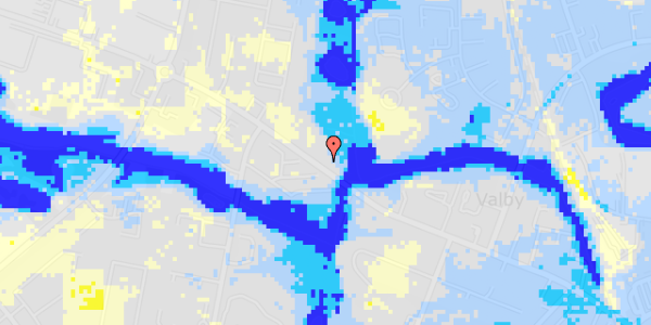 Ekstrem regn på Vestergade 128