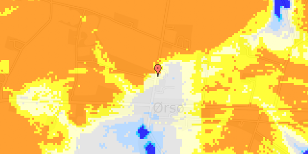 Ekstrem regn på Dorfvej 17