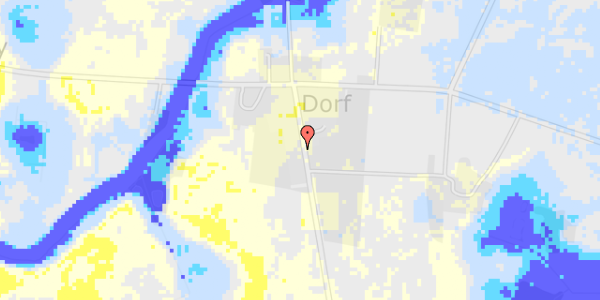 Ekstrem regn på Dorfvej 83