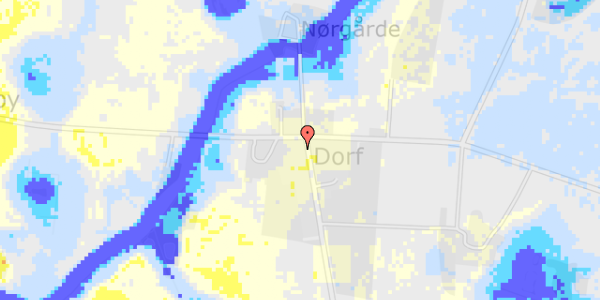 Ekstrem regn på Dorfvej 93