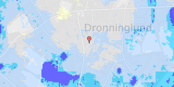 Ekstrem regn på Fredensgade 19D, st. th