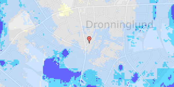 Ekstrem regn på Fredensgade 19F, st. tv