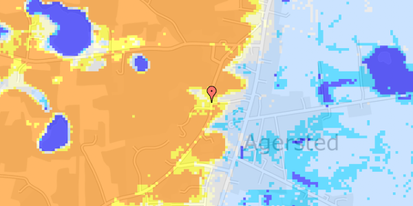 Ekstrem regn på Gl Kongevej 18