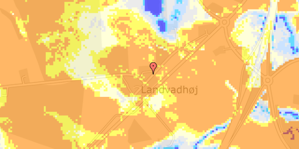 Ekstrem regn på Landvadhøj 5