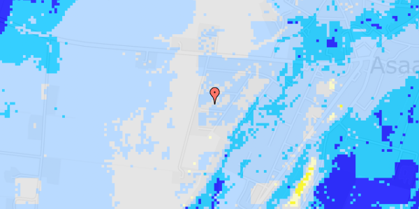 Ekstrem regn på Niels Juels Vej 28