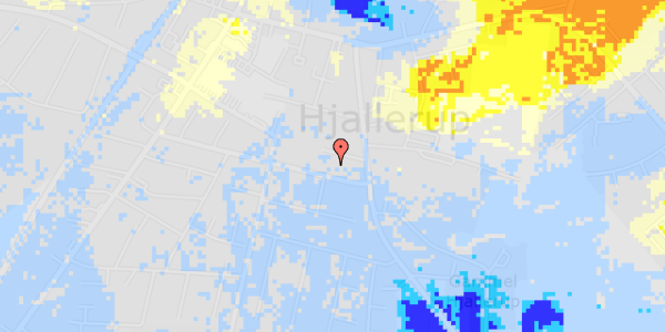 Ekstrem regn på Skolegade 39