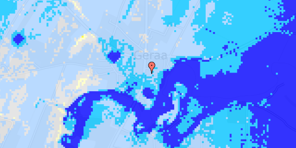 Ekstrem regn på Strandvejen 298