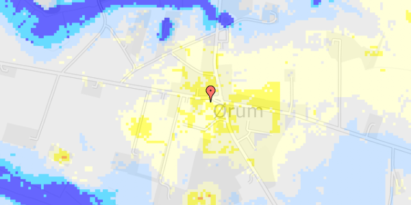 Ekstrem regn på Vestermarksvej 1