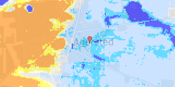 Ekstrem regn på Øster Alle 18