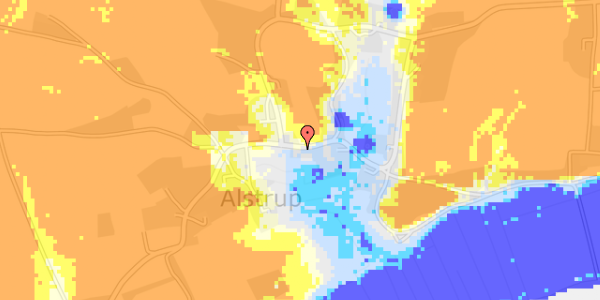 Ekstrem regn på Anneksvej 46