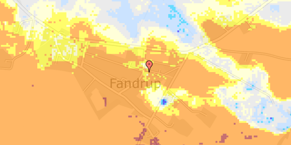 Ekstrem regn på Banevej 12