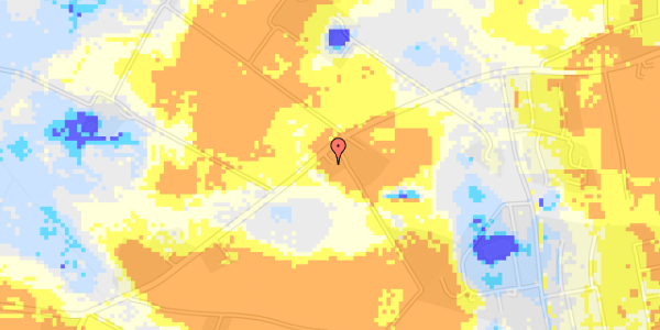 Ekstrem regn på Fandrupvej 35