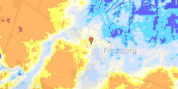 Ekstrem regn på Fredbjergvej 151