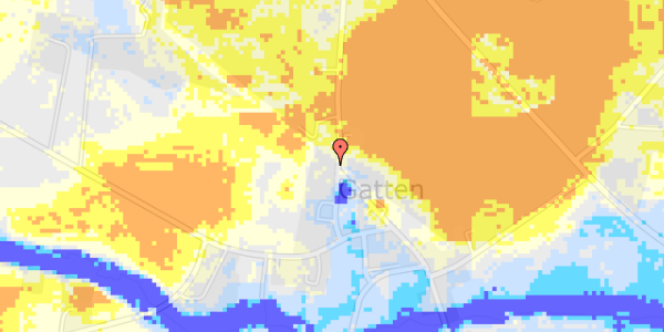 Ekstrem regn på Gatten Skovvej 13