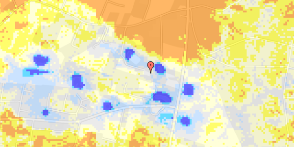 Ekstrem regn på Kongeportsvej 37