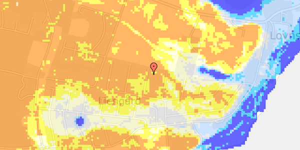 Ekstrem regn på Liengård 28