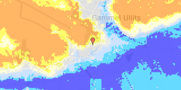 Ekstrem regn på Ullitshøjvej 128