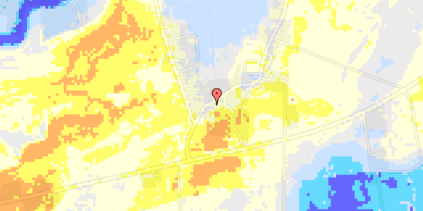 Ekstrem regn på Bejstrupvej 215