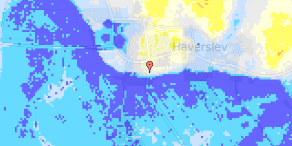 Ekstrem regn på Havnegade 4