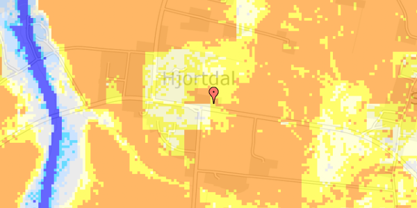 Ekstrem regn på Hjortdalvej 153