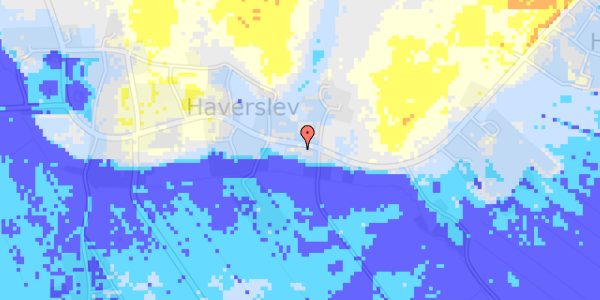 Ekstrem regn på Holmsøvej 48