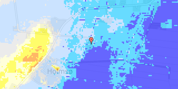 Ekstrem regn på Holmsøvej 120