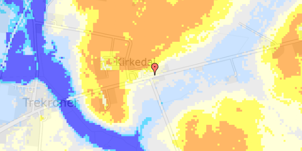 Ekstrem regn på Kirkedalsvej 59