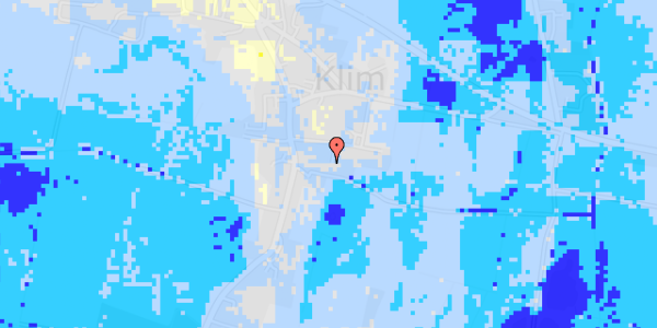 Ekstrem regn på Kirkegade 10