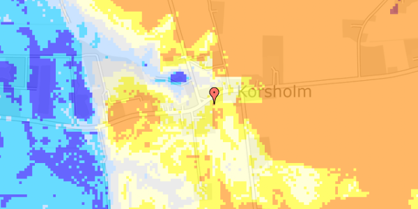 Ekstrem regn på Korsholmvej 2