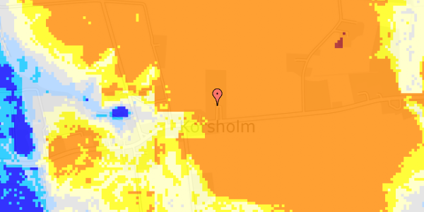 Ekstrem regn på Korsholmvej 17