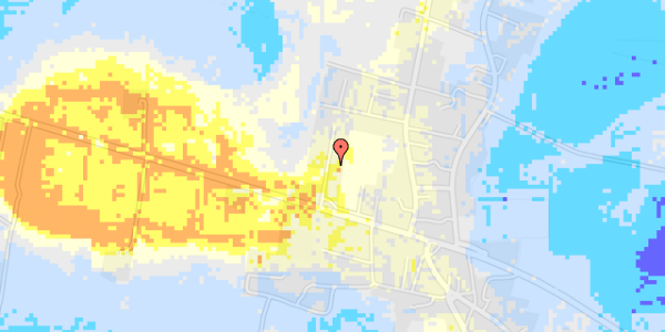 Ekstrem regn på Møllebanken 8