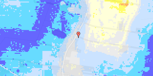 Ekstrem regn på Thorup Strandvej 64