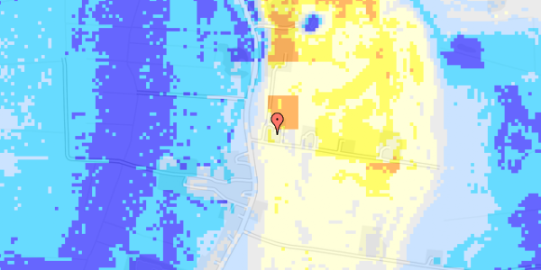 Ekstrem regn på Thorup Strandvej 104