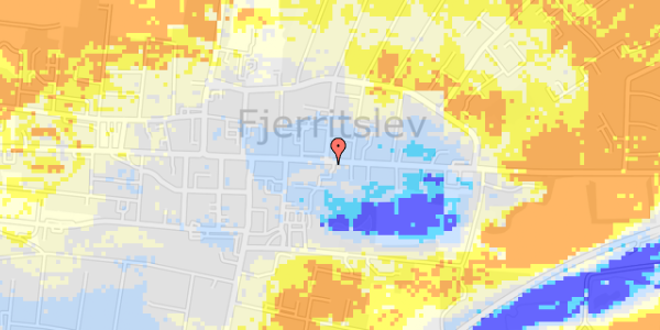 Ekstrem regn på Østergade 16